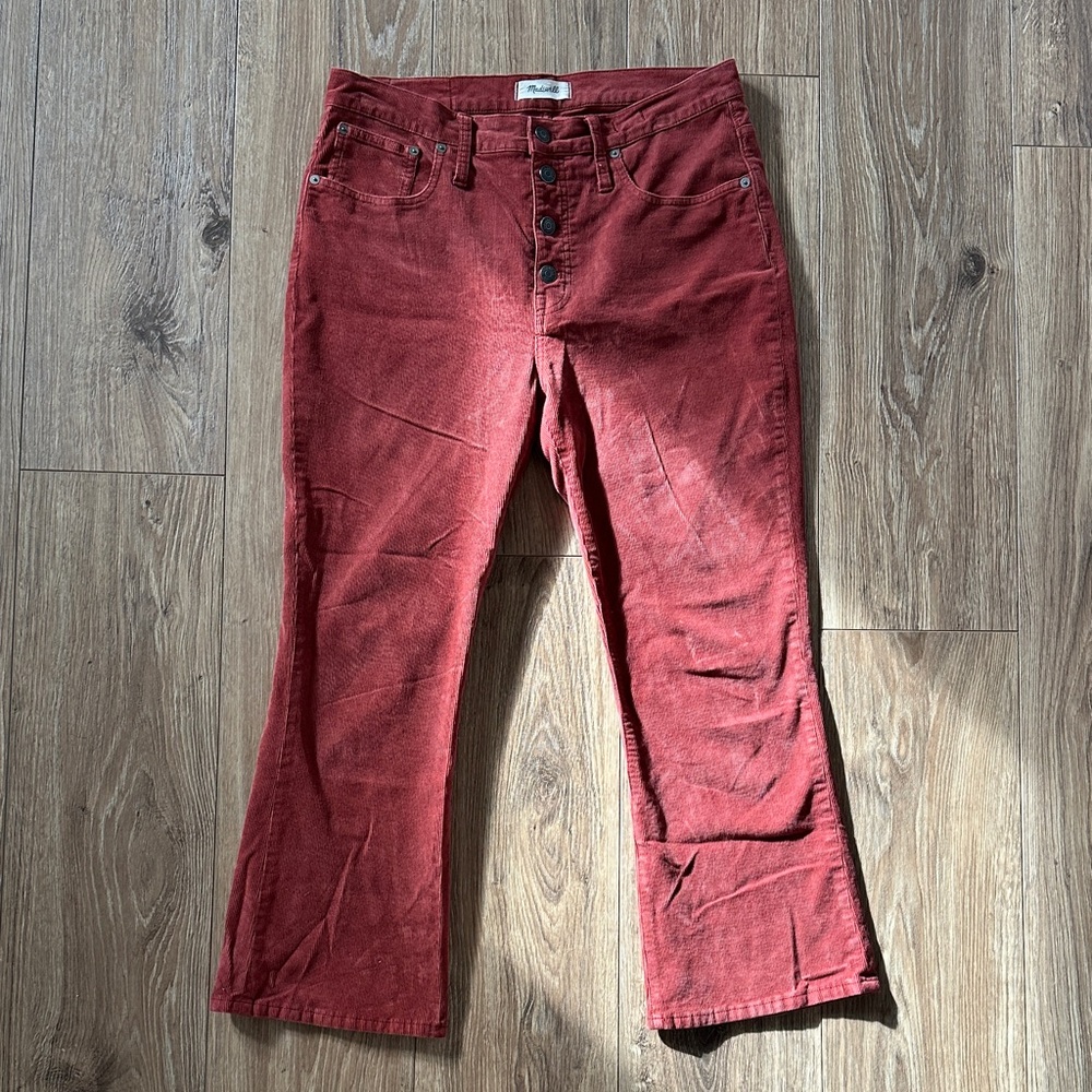 Madewell Cali-Demi Boot Corduroy Jeans